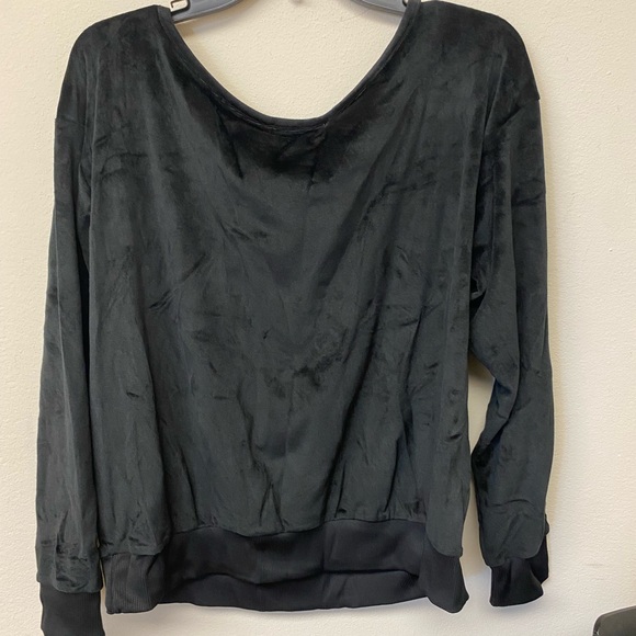 Michael Michael Kors Petite Off-the-Shoulder Velour Top Size P/XL - Picture 6 of 6